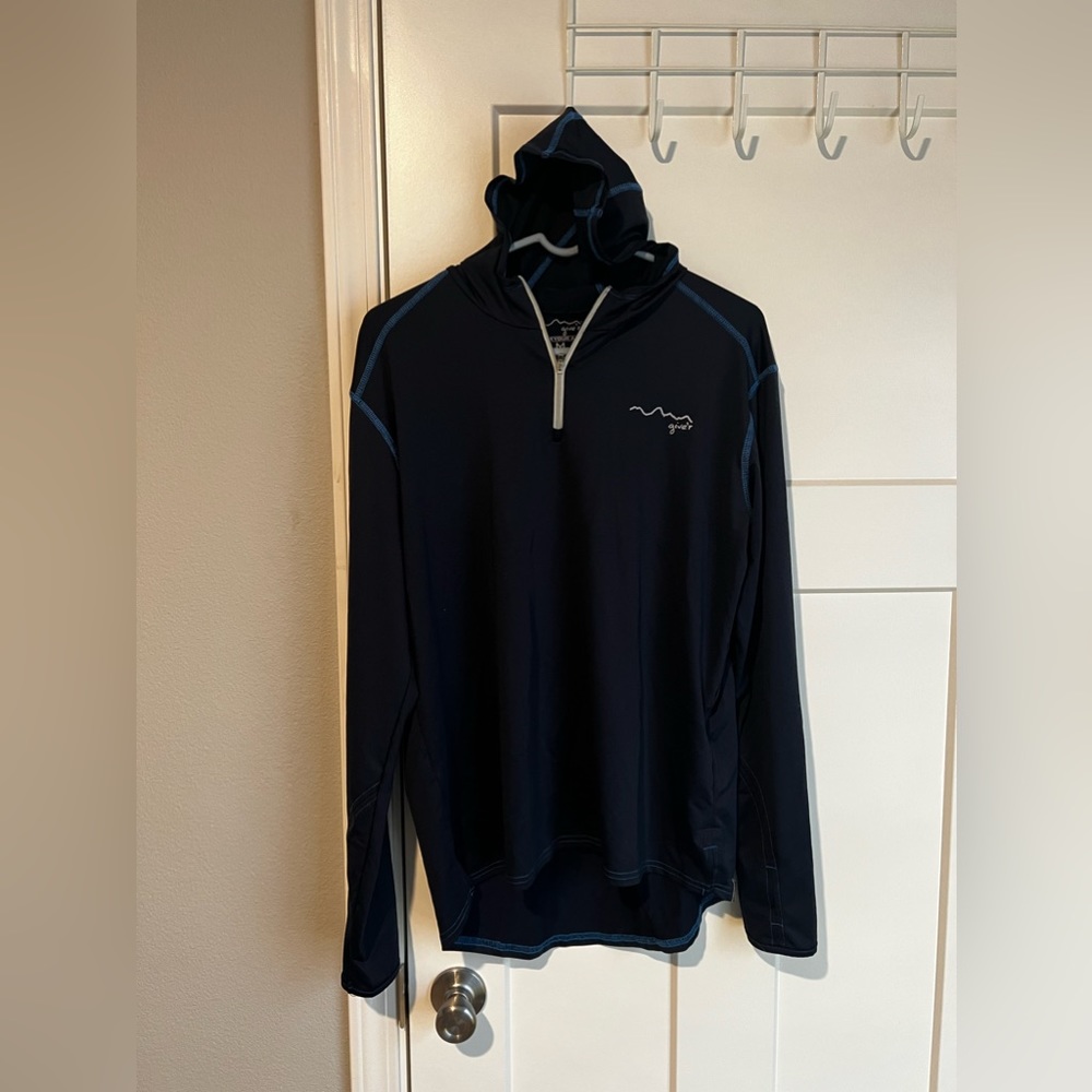 Giver Hooded quarter zip Sun Shirt